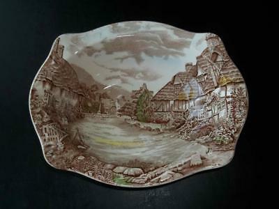 Olde English Countryside Johnson Bros Brown Transferware 9