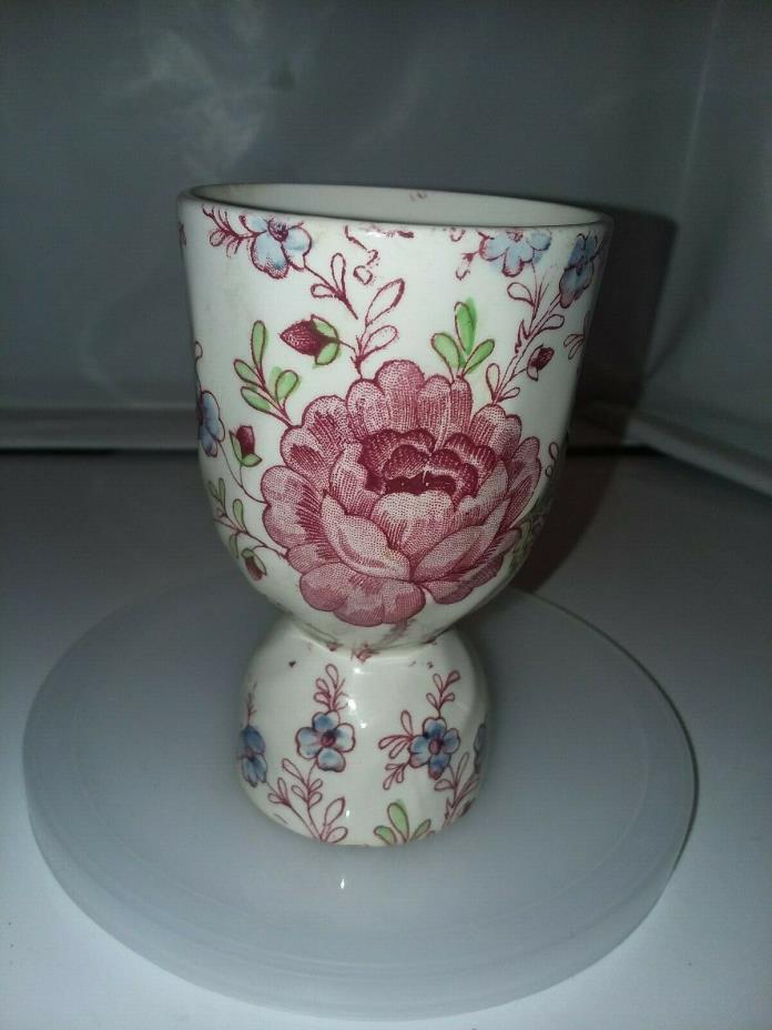 Johnson Bros Rose Chintz Pink Double Egg Cup Vintage
