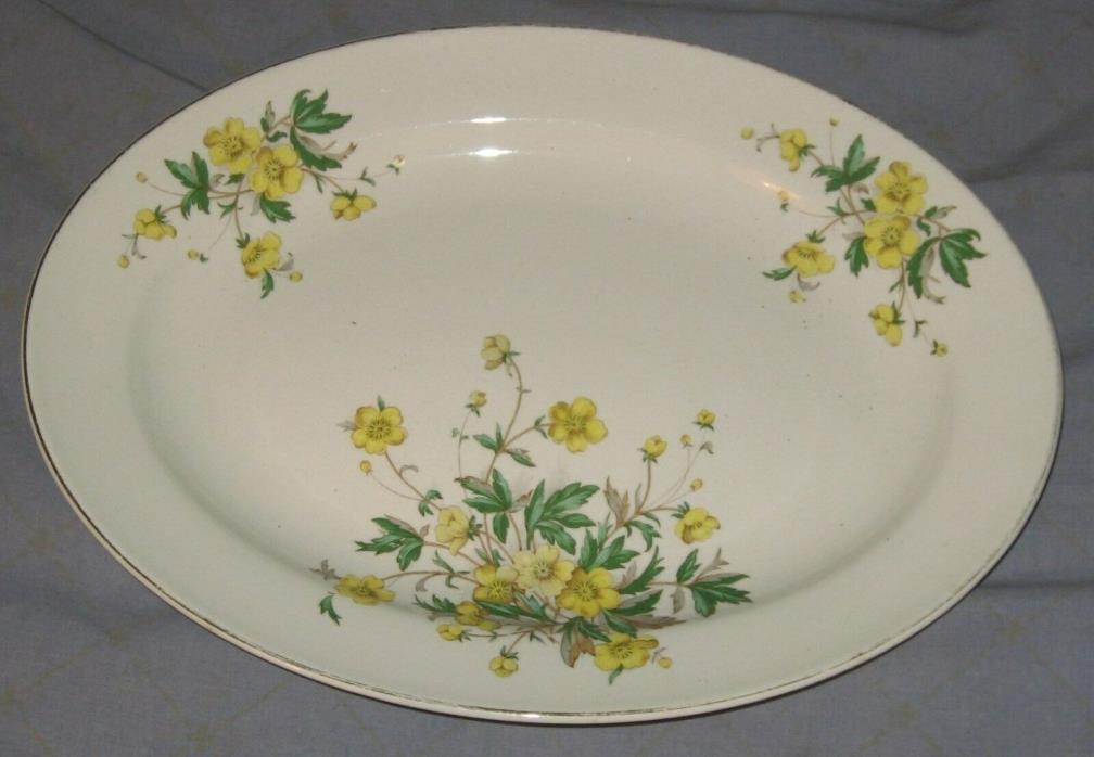 Vintage Edwin Knowles Buttercup fine china serving plater