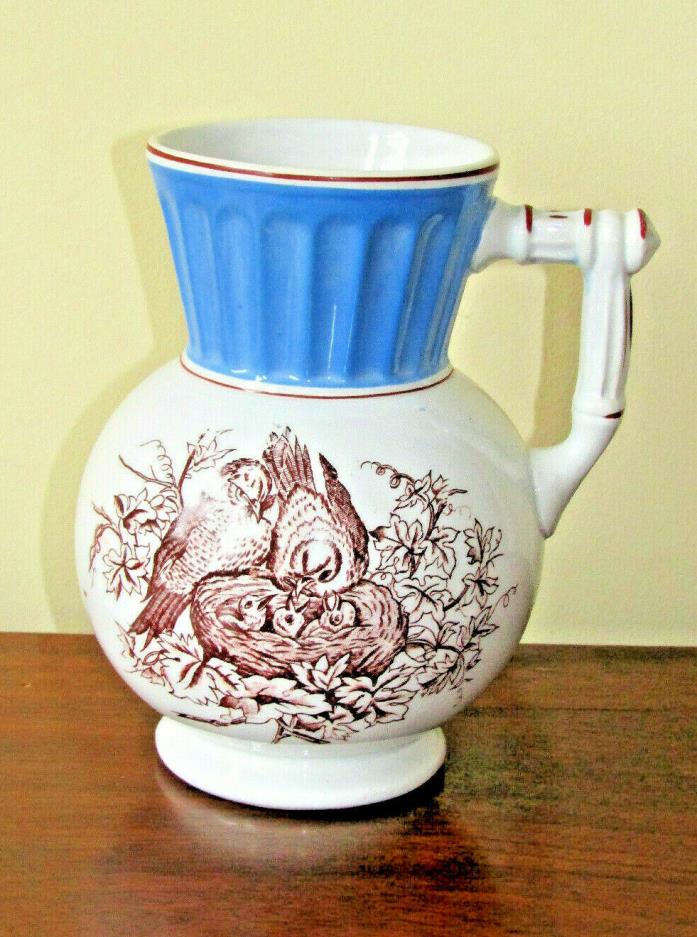 ANTIQUE KNOWLES,TAYLOR & KNOWLES IRONSTONE PITCHER 