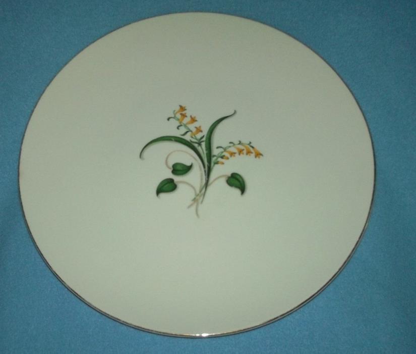 Knowles Forsythia China, 4 Dinner Plates and 4 Salad Plates, Yellow Flower