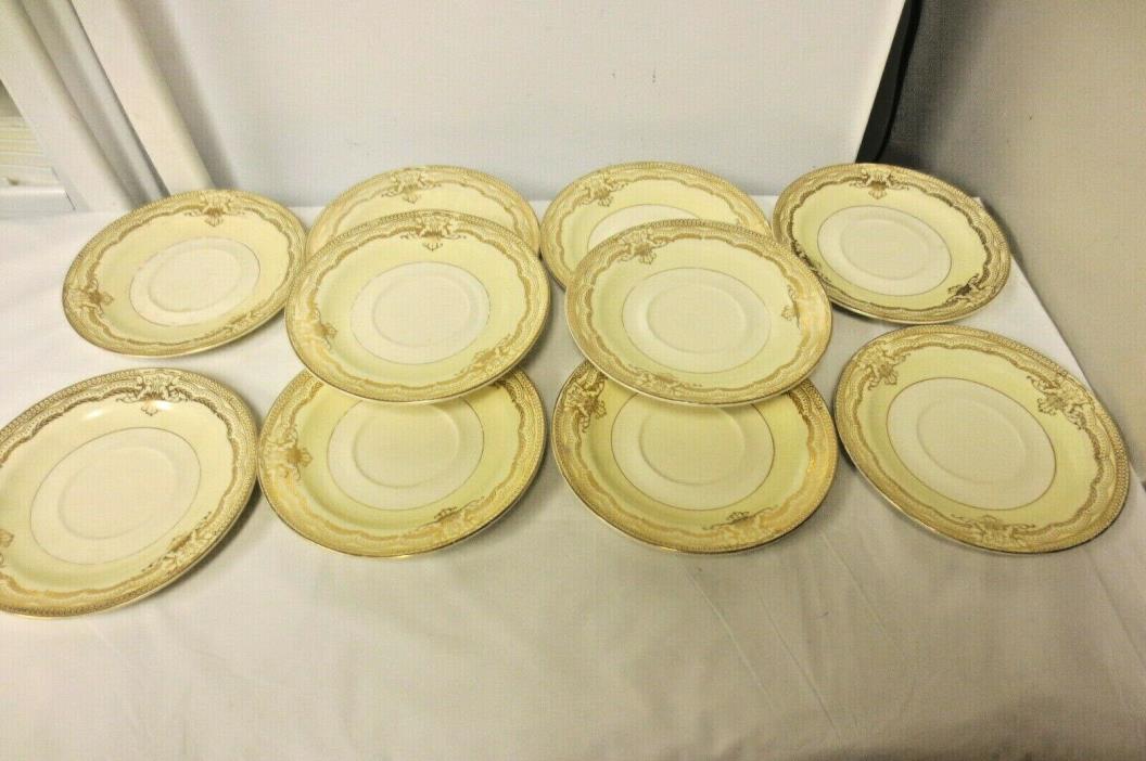 Lot 10 Edward M Knowles USA Hostess Replacement Saucers