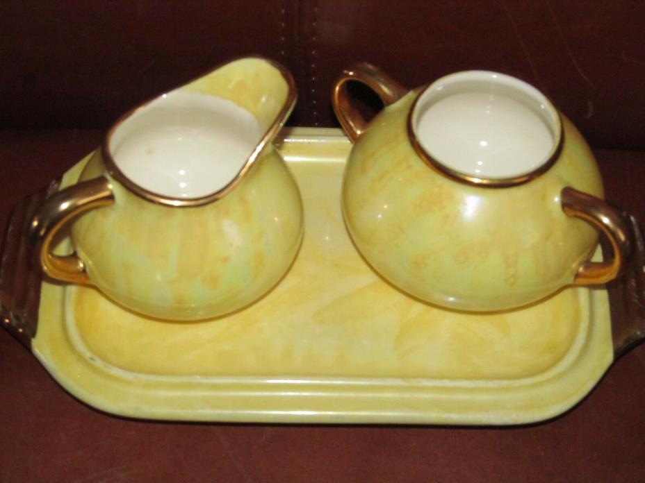 3PIECE CHINA SET EDWIN M. KNOWLES MADE IN USA  42-12