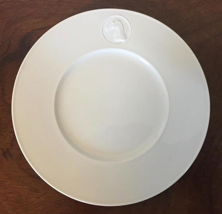 KPM Berlin Arkadia White Porcelain Bread Cake Plate Art Deco Blanc de Chine