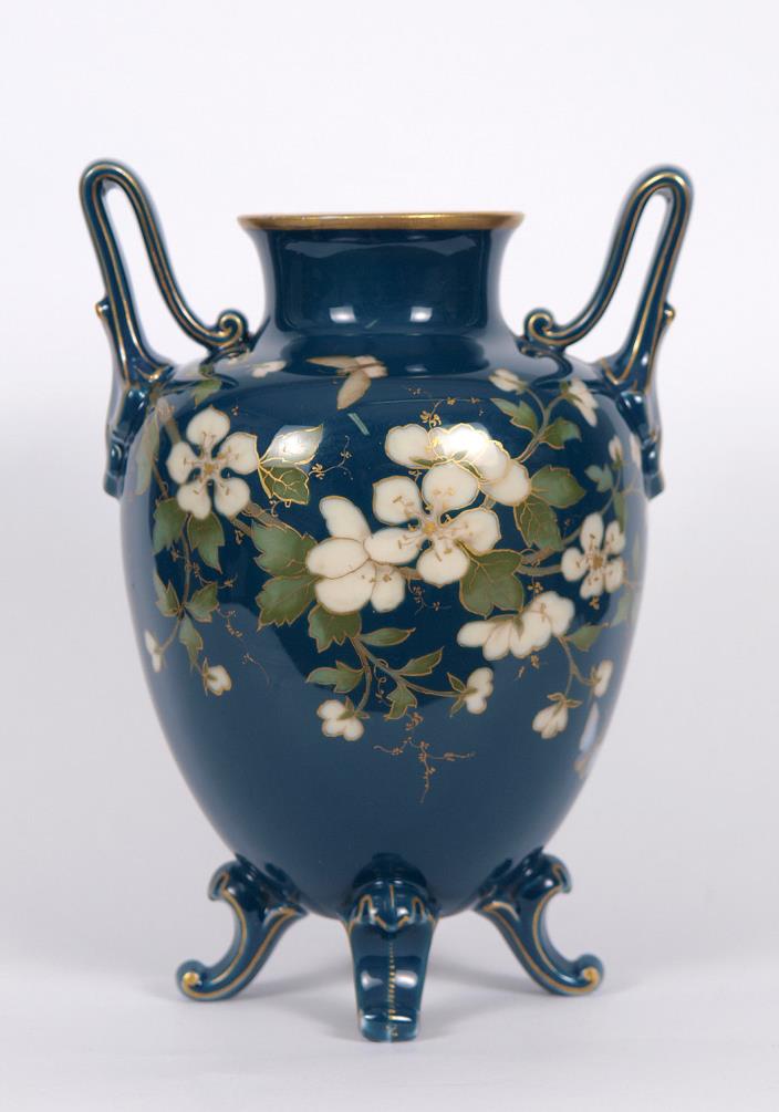 Antique Large KPM Berlin Vase in Japonism