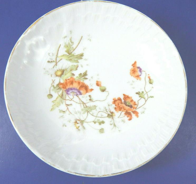 KPM German Porcelain Orange Flower Sherbet Bowl