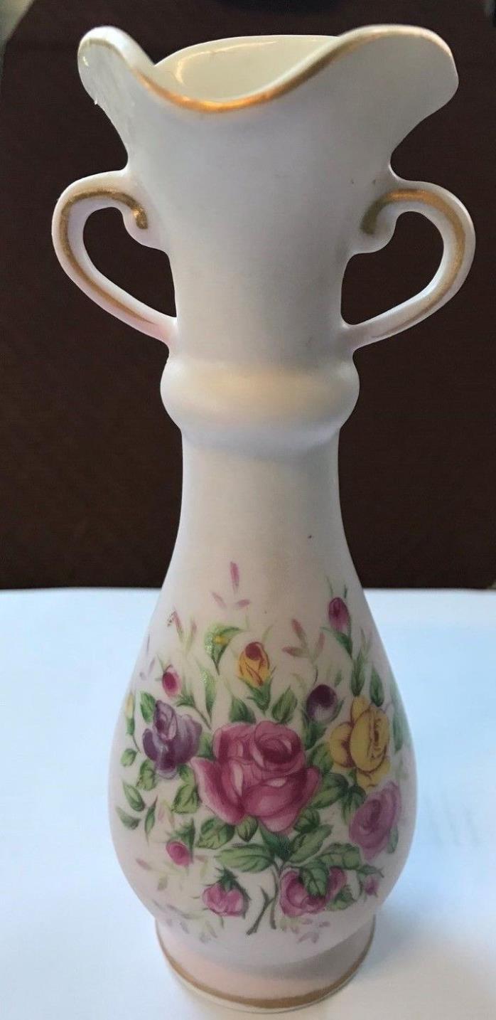 Lefton China Vase - Hand Painted #8181 FREE SHIPPING