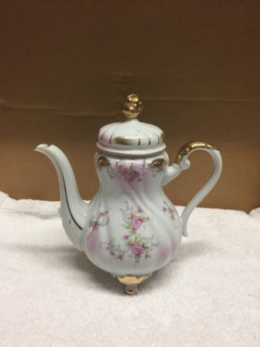 Vintage Lefton China Hand Painted Small Teapot