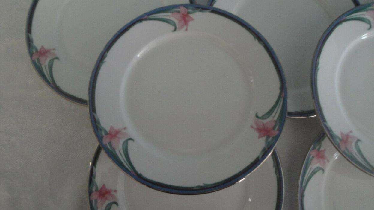 Lenox Patricia Debut Collect. Lot of 8 Bread + Butter Plates 6 1/2