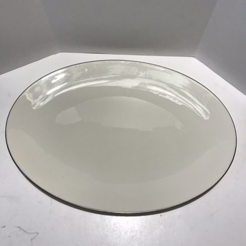 Vintage Lenox Olympia Platinum 16.5” Oval Serving Platter X-303P