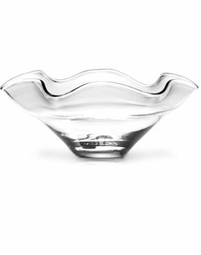 Lenox - Organics Collection Wave Footed Crystal Bowl New in Box