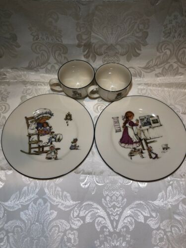 LENOX, Vintage 1980s 4-Piece Set, Special China - Child's Place Setting Girl