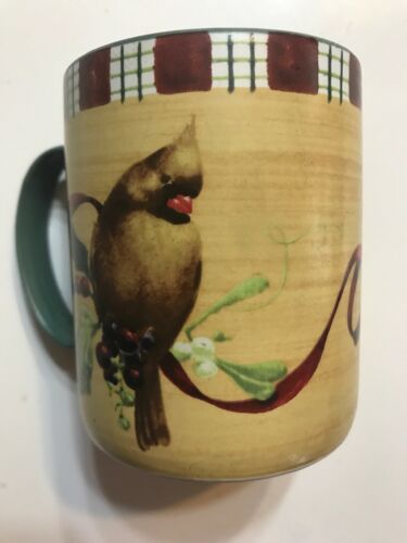 Lenox Cardinal Coffee Mug Winter Greetings Everyday Cup Catherine McClung Birds