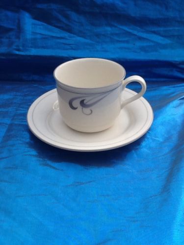 Lenox GREY BRUSHSTROKES (FOR THE GREY) Cup & Saucer