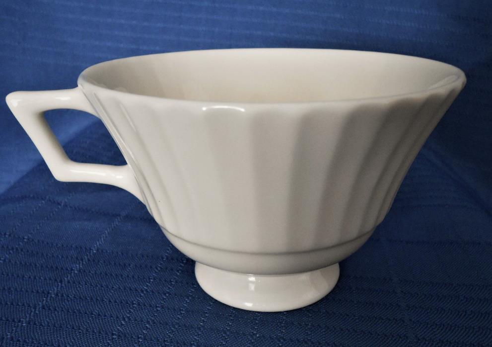 Set of 6 Lenox Coffee,Tea Cups Off White Ivory Ribbed Made in USA