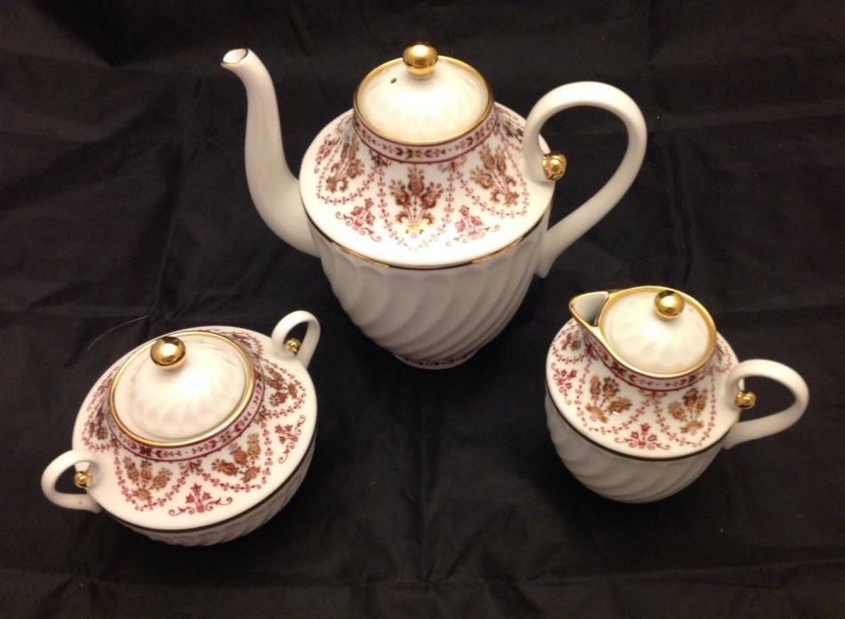 22 pc. LOMONOSOV LFZ Tea Set 22K Trim 6/22 NEW WO BOX Backstamped  FREE SHIP