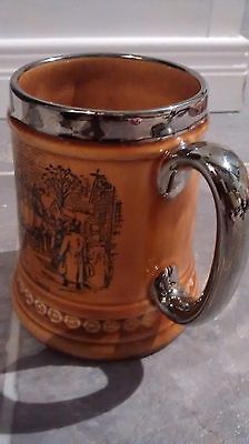 Vintage Staffordshire Beer/Mug Stein/Cup  Elijah cotton Lord Nelson Ware England