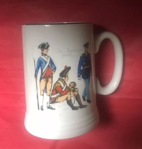 THE AMERICAN GUARD BEER STEIN • LORD NELSON POTTERY • MADE IN ENGLAND!