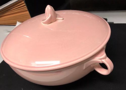 vintage luray pastel Sharon Pink Casserole dish