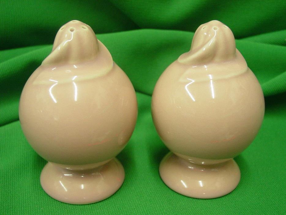 Vintage Retro Luray Pastels Pink Salt & Pepper Shakers marked USA 4