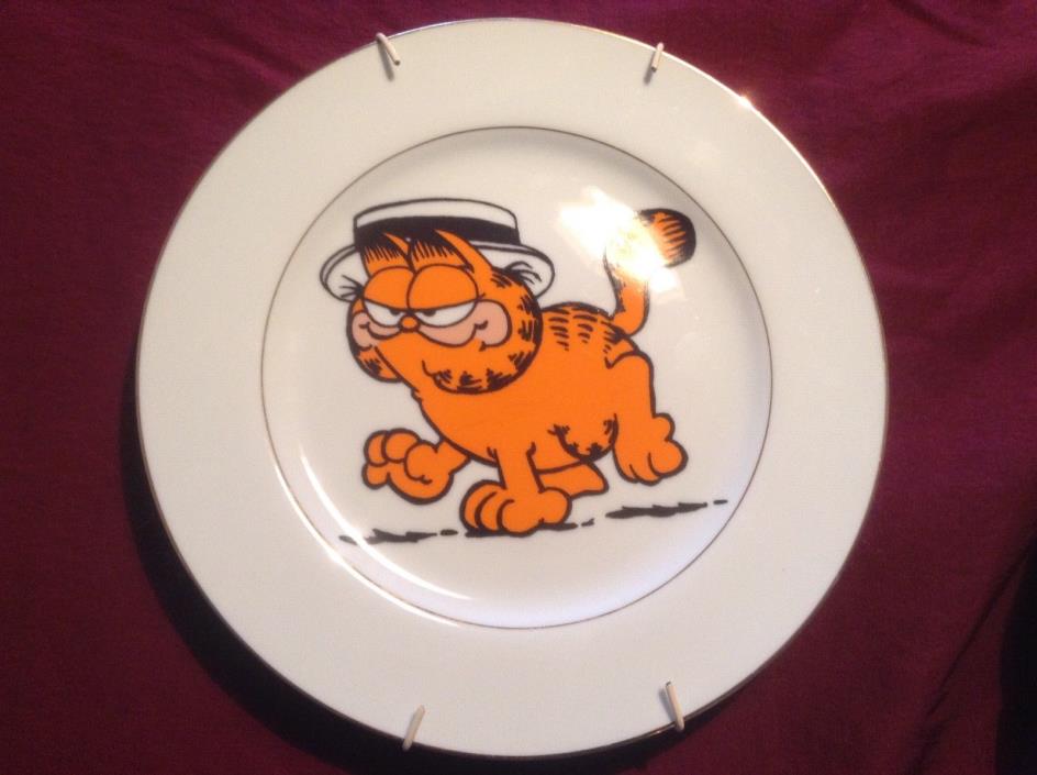 Tiffany Decorative Plate, Garfield, Fine China Porcelain Fine, Japan VTG