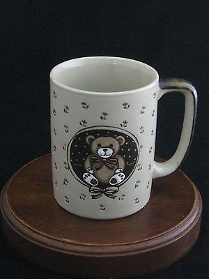 Otagiri OMC Handpainted Teddy Bear Porcelain 3.75