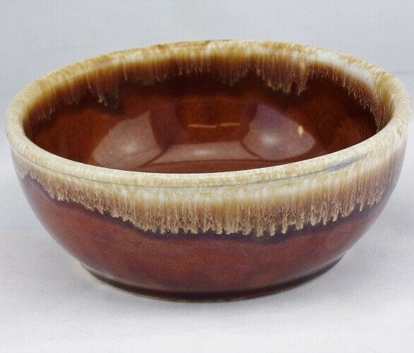 Vintage Kathy Kale Brown Drip Fruit/Dessert Bowl