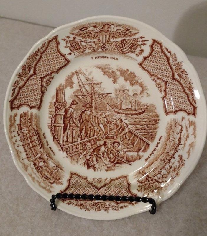 Alfred Meakin Fair Winds - Brown Bread and Butter Plate 7-1/4