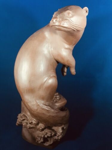 Meissen Otter, By Max Esser, Bottger Stoneware