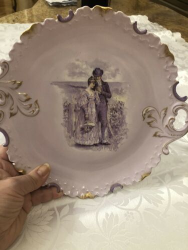 Antique German Porcelain Plate