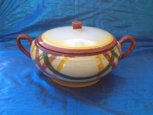 Metlox Homespun 1-3/4 Qt. Covered Casserole California USA NOS Never sold