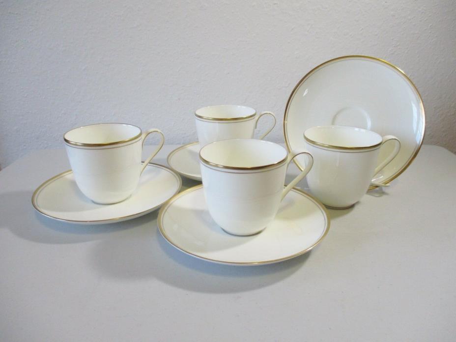 4 Mikasa Vassar 108 Cups & Saucers