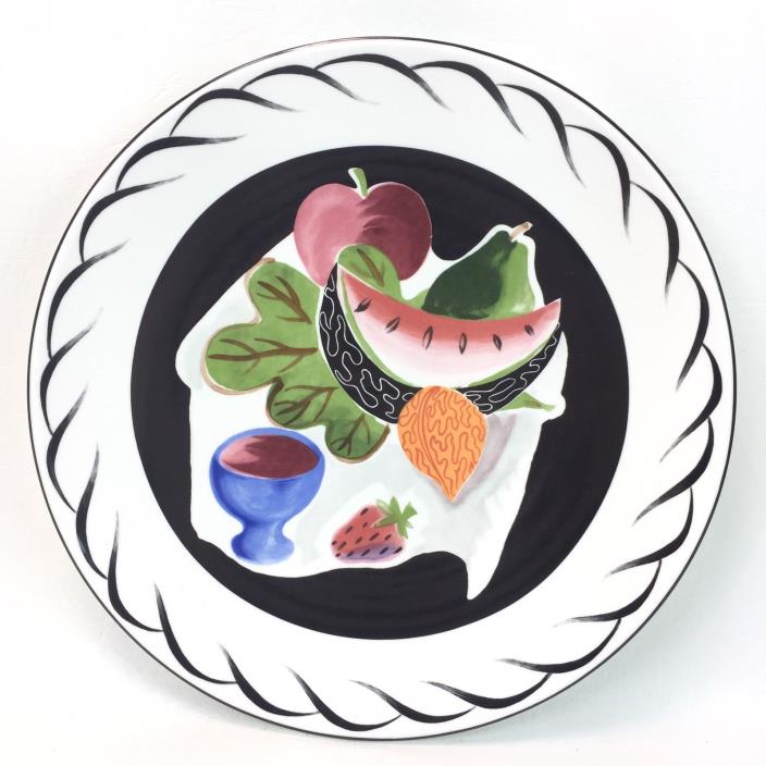 Mikasa Fashion Plaza Still Life DW 111 Lally Laslo Ironstone Dinner Plate