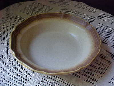 Mikasa Whole Wheat Stoneware 2 Bowls Cereal Salad Soup Bowls #E8000 Japan Used