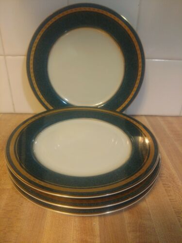 Mikasa Grande Ivory IMPERIAL LAPIS Set 4 Salad Plates L2826