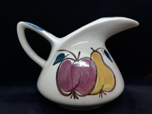 Stetson Hand Painted Apple Pitcher 6