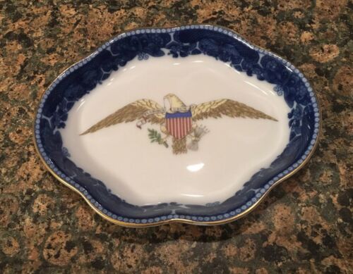 Mottahedeh United States American Eagle E Pluribus Unum Trinket Dish Tray