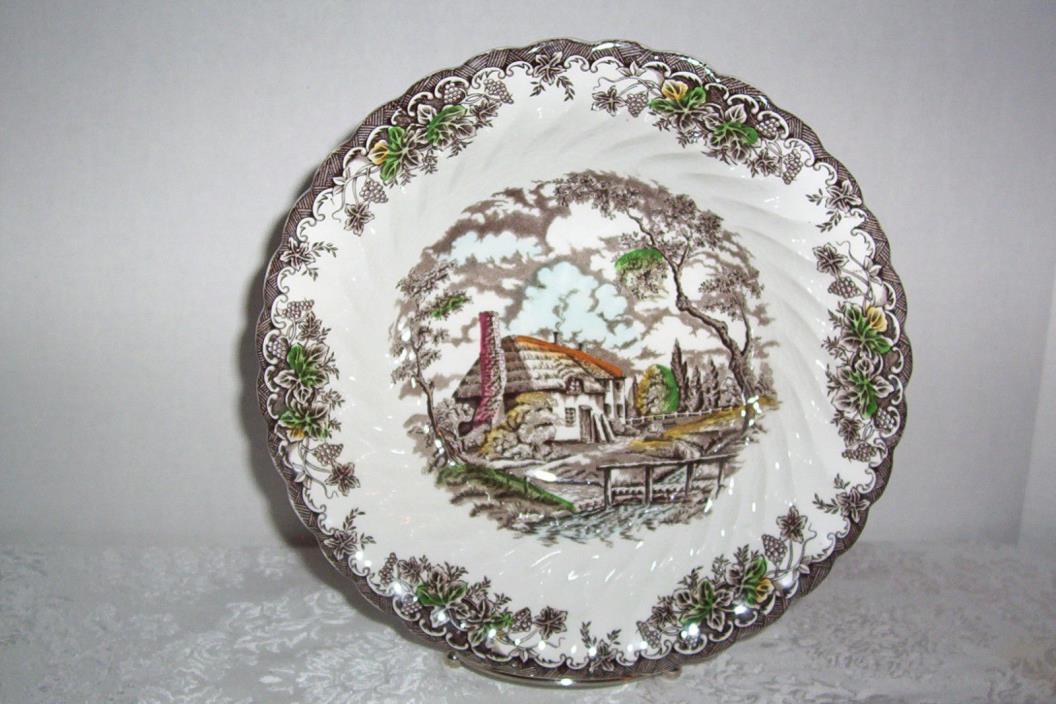 MYOTT FRANCISCAN THE BROOK ROUND VEGETABLE BOWL 9 1/4 Staffordshire England