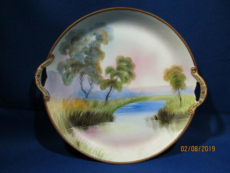 Hand Painted Nippon China Serving Plate