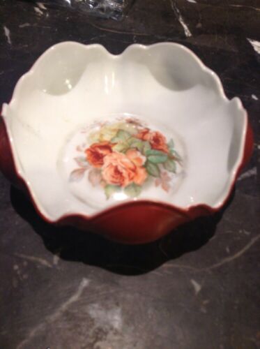 Antique Rose Dish RC Noritake Nippon Tokikaisha 5 Inches