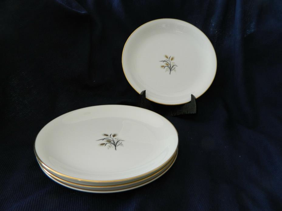 Wheatcroft by Noritake   4  salad plates