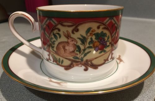 Noritake ROYAL HUNT Cup and Saucer Free Shipping