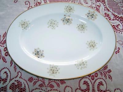 Noritake SNOWFLAKE Gold Green Black Snowflakes 12