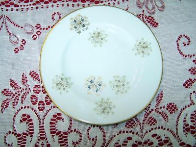 VTG Noritake SNOWFLAKE Gold Green Black Snowflakes 6 5/8