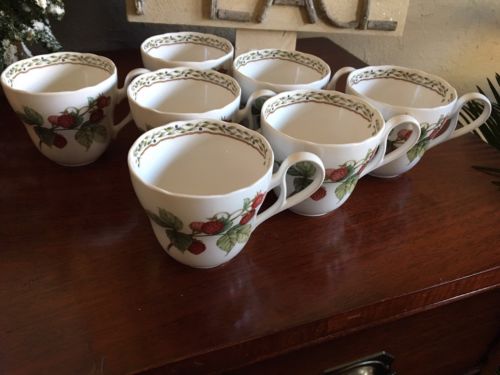 Noritake Royal Orchard Coffee Tea Cups And Saucers