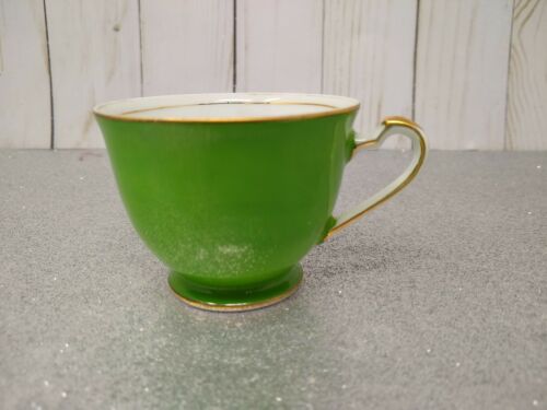 Antique Green & Gold Mocco Espresso Cup from Occupied Japan! Excellent Condition