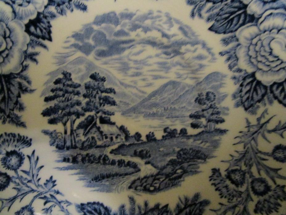 2 Lochs of Scotland (Royal Warwick) Blue and White 5-3/4