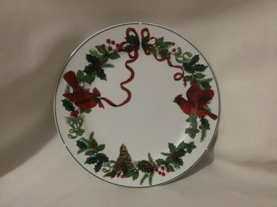 Cardinal Christmas Dinner Plate by Royal Norfolk