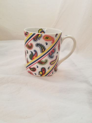1985 Taitu Paisley Coffee Cup Mug by E. Bargain Italy