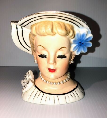 RELPO K-962 HEADVASE 1950's HEAD VASE